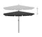 Parasol De Jardin Avec Mât 210x140 Cm Anthracite