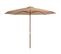 Parasol Avec Mât En Bois 350 Cm Taupe