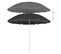 Parasol D'extérieur Avec Mât En Acier Anthracite 180 Cm