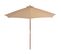 Parasol D'extérieur Avec Mât En Bois 300 Cm Taupe