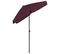 Parasol De Plage Rouge Bordeaux 180x120 Cm