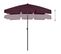 Parasol De Plage Rouge Bordeaux 180x120 Cm