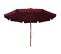 Parasol Avec Mât En Bois 330 Cm Bordeaux