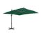 Parasol Déporté Avec Mât En Aluminium Vert 300x300 Cm