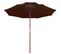 Parasol Double Avec Mât En Bois Terre Cuite 270 Cm