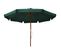 Parasol Avec Mât En Bois 330 Cm Vert