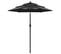 Parasol à 3 Niveaux Avec Mât En Aluminium Noir 2 M