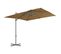 Parasol Avec Base Portable Taupe