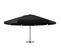 Parasol D'extérieur Avec Mât En Aluminium 500 Cm Noir