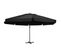 Parasol D'extérieur Avec Mât En Aluminium 500 Cm Noir