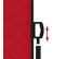 Brise-Vue Latéral Rétractable Rouge 140x1200 Cm
