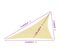 Voile D'ombrage 160 G/m² Beige 3x4x5 M Pehd