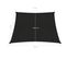 Voile D'ombrage 160 G/m² Noir 3/4x3 M Pehd