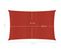 Voile D'ombrage 160 G/m² Rouge 3x4,5 M Pehd