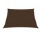 Voile De Parasol Tissu Oxford Carré 2,5x2,5 M Marron