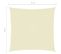 Voile De Parasol Tissu Oxford Carré 5x5 M Crème