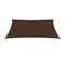 Voile De Parasol Tissu Oxford Rectangulaire 2x4 M Marron