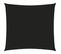 Voile De Parasol Tissu Oxford Carré 7x7 M Noir