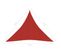 Voile D'ombrage 160 G/m² Rouge 4x4x4 M Pehd