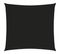 Voile De Parasol Tissu Oxford Carré 5x5 M Noir