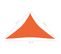 Voile D'ombrage 160 G/m² Orange 3,5x3,5x4,9 M Pehd