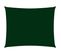 Voile De Parasol Tissu Oxford Rectangulaire 3,5x4,5m Vert Foncé