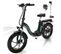 Vélo Électrique Hitway 20" Vtt Vae - Batterie 36v - 11,2ah - Moteur 250w - 7 Vitesses - Noir