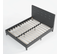 Ensemble Matelas ressorts ensachés + lit 140x190 cm ep. 25cm Accueil mémoire de forme