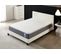 Ensemble Matelas + Lit Avec Tête De Lit 140x190 Cm, Ypsilon Souple 28cm D’épaisseur