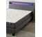 Ensemble Matelas Mousse + Lit Eclairage LED 120x190 Cm-22cm D’épaisseur Accueil Mémoire De Forme