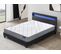 Ensemble 120x190cm, Matelas Mousse Accueil Latex + Lit Éclairage LED