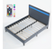 Ensemble Matelas ressorts ensachés + lit LED 120x190 cm, ép. 30cm accueil mémoire de forme