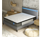 Ensemble Matelas ressorts ensachés + lit LED 120x190 cm, ép. 30cm accueil mémoire de forme