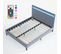 Ensemble Matelas ressorts ensachés + lit LED 140x190 cm, ép. 30cm accueil mémoire de forme