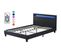 Ensemble Matelas Ressorts Ensachés + Lit Eclairage LED 140x200cm-epaisseur 20cm Accueil Mousse Hd