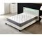 Ensemble Matelas Ressorts Ensachés + Lit Eclairage LED 140x200cm-epaisseur 20cm Accueil Mousse Hd