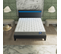 Ensemble Matelas ressorts ensachés + lit LED 140x190 cm ep. 25cm accueil mémoire de forme