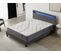 Ensemble Matelas Ressorts Ensachés + Lit Eclairage LED 120x190 Cm-epaisseur 25cm Accueil Moussehd