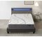 Ensemble Matelas Ressorts Ensachés + Lit Eclairage LED 120x190 Cm-epaisseur 25cm Accueil Moussehd