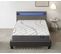 Ensemble Matelas Ressorts Ensachés + Lit Eclairage LED 160x200 Cm-epaisseur 25cm Accueil Moussehd