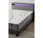 Ensemble Matelas Ressorts Ensachés + Lit Eclairage LED 160x200 Cm-epaisseur 25cm Accueil Moussehd