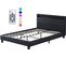 Ensemble Matelas Ressorts Ensachés + Lit Eclairage LED 140x190 Cm-epaisseur 25cm Accueil Moussehd