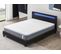 Ensemble Matelas Mousse + Lit Avec Tête De Lit 140x200 Cm Epaisseur 28cm Souple Accueil Latex Nature