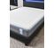 Ensemble Matelas Mousse + Lit Avec Tête De Lit 140x200 Cm Epaisseur 28cm Souple Accueil Latex Nature