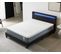 Ensemble Matelas Mousse + Lit Avec Tête De Lit 140x200 Cm Epaisseur 28cm Equilibré Accueil Latex