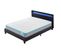 Ensemble Matelas Mousse + Lit Avec Tête De Lit 140x200 Cm Epaisseur 28cm Equilibré Accueil Latex