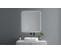 Miroir de salle de bain LED à luminosité variable 50x70cm 