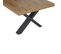 Table Basse 130 Cm Pieds X Stone - Naturel Fonce