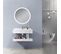 Meuble De Salle De Bain Simple Vasque 100cm  Effet Marbre Blanc Avec Miroir LED