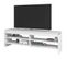 Meuble TV 65 Pouces Blanc 4 Niches 153 Cm